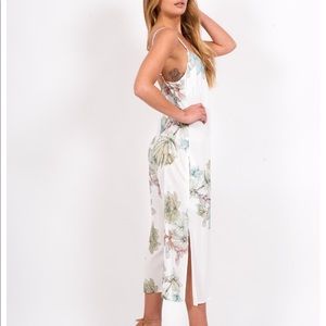 Stillwater ‘plants of paradise’ jumpsuit - white